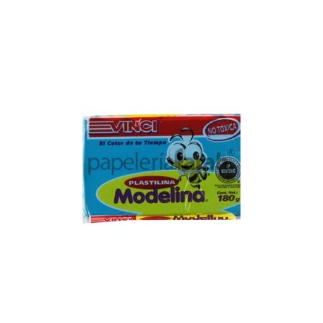 PLASTILINA AZUL CLARO MARQUETA MODELINA 180GR 2345 DIXON 1 PIEZA