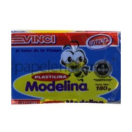 PLASTILINA AZUL COBALTO MARQUETA MODELINA 180GR 2346 DIXON 1 PIEZA