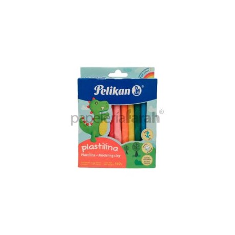 PLASTILINA BARRITAS C/10PZ 180GR PELIKAN