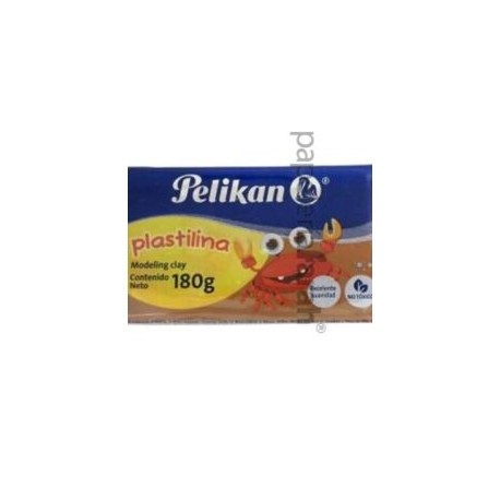 PLASTILINA CAFÉ MARQUETA 180GR PELIKAN 1 PIEZA