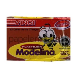 PLASTILINA CAFÉ MARQUETA MODELINA 180GR 2348 DIXON 1 PIEZA