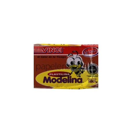 PLASTILINA CAFÉ MARQUETA MODELINA 180GR 2348 DIXON 1 PIEZA