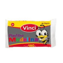 PLASTILINA GRIS MARQUETA MODELINA 180GR 2349 VINCI 1 PIEZA