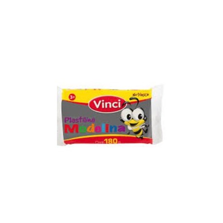 PLASTILINA GRIS MARQUETA MODELINA 180GR 2349 VINCI 1 PIEZA