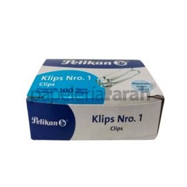 CLIP ACERO INOX KLIPS 1 ESTANDAR C/100PZ 1230001 PELIKAN