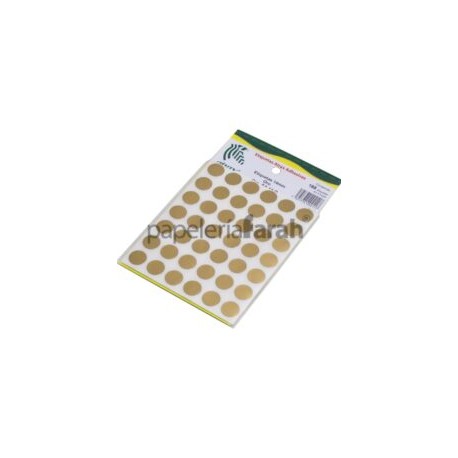 ETIQUETA ADHESIVA ORO 14MM ET-14-O ATRAX 1