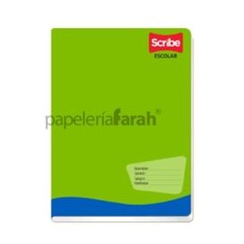 CUADERNO FORMA FRANCESA ENGRAPADO RAYAS S6240 SCRIBE 50 HOJAS