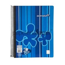 CUADERNO PROFESIONAL CUADRO 7 473 3M ESTRELLA 180 HOJAS