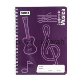 CUADERNO PROFESIONAL DOBLE ESPIRAL PAUTADO 580277 NORMA 80 HOJAS