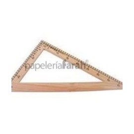 ESCUADRA DE MADERA SIN BISEL 40X25M ROMINMEX 60° 1 PIEZA