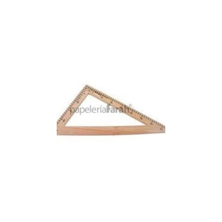 ESCUADRA DE MADERA SIN BISEL 40X25M ROMINMEX 60° 1 PIEZA