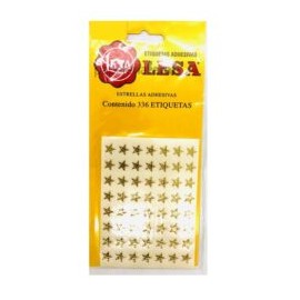 ESTRELLAS ADHESIVAS ORO 2 LESA 336 PIEZAS