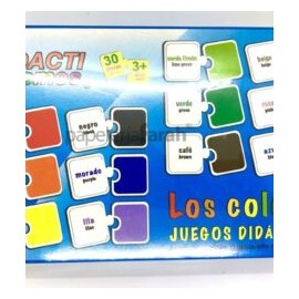 JUEGO DIDÁCTICO LOS COLORES DIDACTICROMOS 1 PIEZA