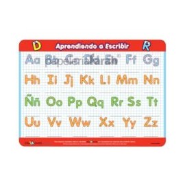 MANTELETA DIDÁCTICA LETRA DE MOLDE/LETRA CURSIVA M-506 EDUCACTIVITY 1 PIEZA