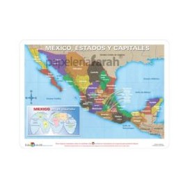 MANTELETA DIDÁCTICA MAPA DE MÉXICO M-517 EDUCACTIVITY 1 PIEZA