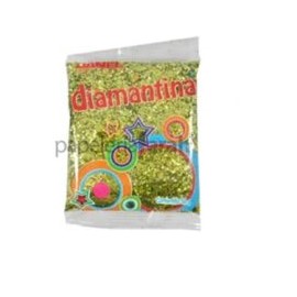 DIAMANTINA VERDE LIMÓN FINA 50GR D50C150112 JANEL 1 BOLSA