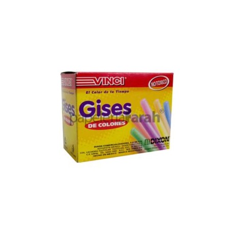 GISES COLORES SURTIDOS MOLDEADOS 1027 DIXON 50 PIEZAS