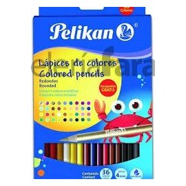 LÁPICES COLORES 30330301 PELIKAN 24 PIEZAS