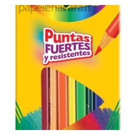 LÁPICES COLORES SURTIDOS COLORES TRIANGULARES 68-4212 CRAYOLA 12 PIEZAS