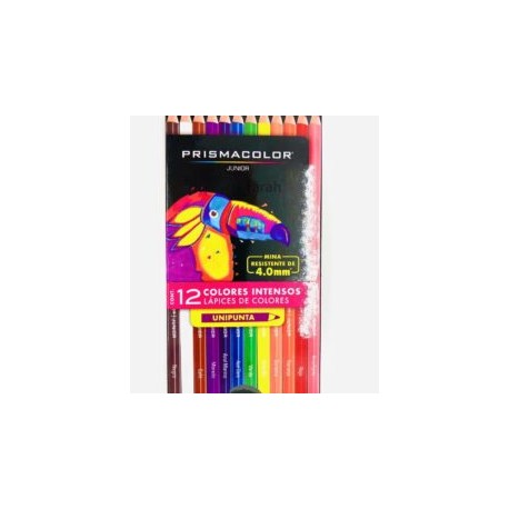 LÁPICES COLORES SURTIDOS LARGOS PRISMACOLOR 12 PIEZAS