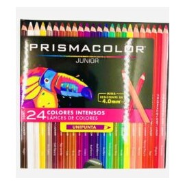 LÁPICES COLORES SURTIDOS LARGOS PRISMACOLOR 24 PIEZAS