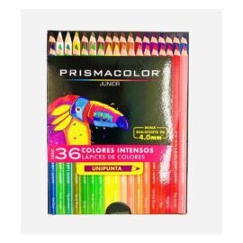 LÁPICES COLORES SURTIDOS LARGOS PRISMACOLOR 36 PIEZAS