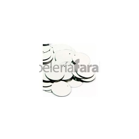 LENTEJUELONES PLATA METÁLICOS 20 MM M320 MYLIN 1 BOLSA