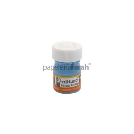 PINTURA ACRÍLICA AZUL PASTEL 20ML 316 POLITEC 1 PIEZA