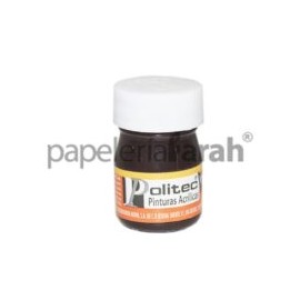 PINTURA ACRÍLICA CAFÉ SOMBRA 20ML 304 POLITEC 1 PIEZA