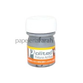 PINTURA ACRÍLICA GRIS 20ML 317 POLITEC 1 PIEZA