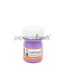 PINTURA ACRÍLICA MORADO 20ML 334 POLITEC 1 PIEZA