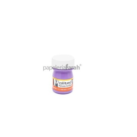 PINTURA ACRÍLICA MORADO 20ML 334 POLITEC 1 PIEZA