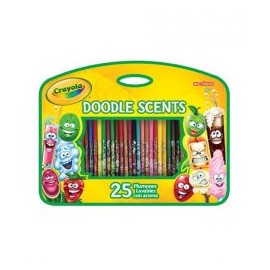 PLUMON DOODLE SCENTS CON AROMA C/25 PIEZAS 588294 CRAYOLA