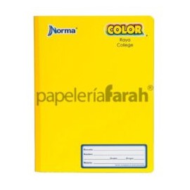 CUADERNO COLLEGE COSIDO RAYAS COLOR 360 581288 NORMA 100 HOJAS