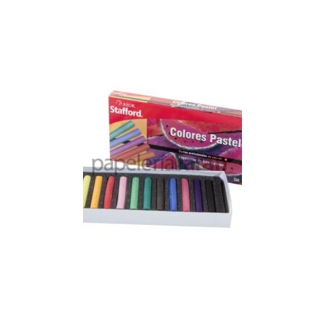 PINTURA COLORES SURTIDOS PASTEL ESTUCHE 861203 STAFFORD 12 COLORES