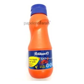 PINTURA DIGITAL NARANJA 150ML PELIKAN 1 PIEZA