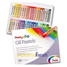 PINTURA OIL PASTEL EST C/36PZ PHN-36 PENTEL