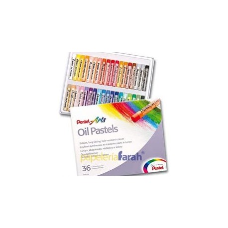 PINTURA OIL PASTEL EST C/36PZ PHN-36 PENTEL