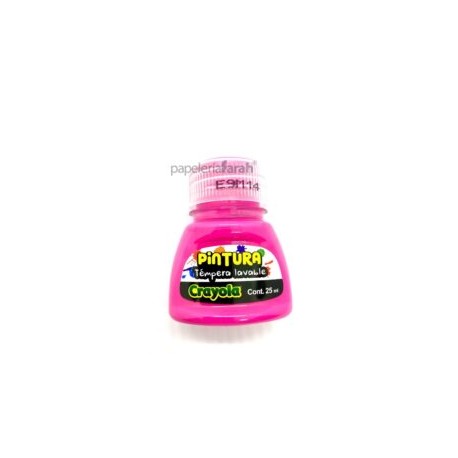 PINTURA TEMPERA ROSA 25ML CRAYOLA 1 PIEZA