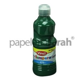 PINTURA TEMPERA VERDE 473ML VINCI 1 PIEZA