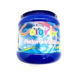 PINTURA VINÍLICA AZUL 250ML COLORIX 1 PIEZA