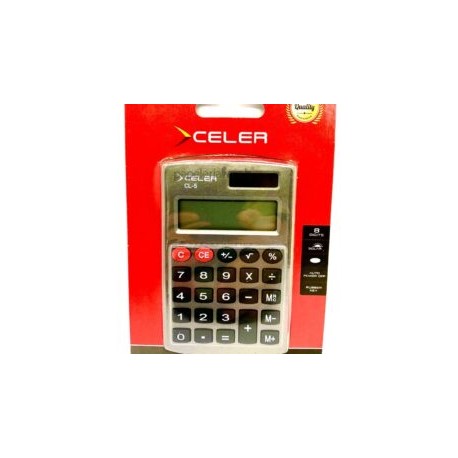 CALCULADORA BOLSILLO 8 DÍGITOS CL-5 CELER 1 PIEZA